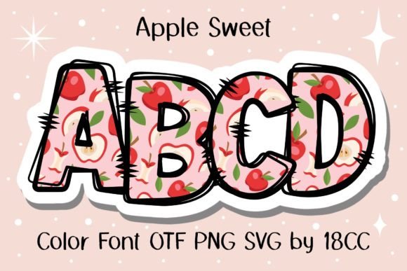 Apple Sweet: A Color Font for Modern Design