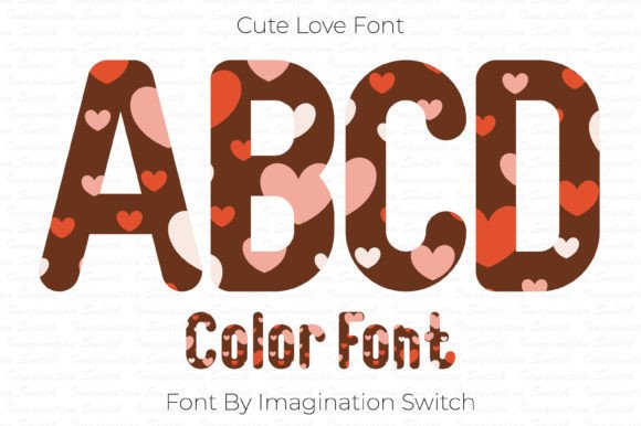 Cute Love Font: Infusing Projects with Colorful Character