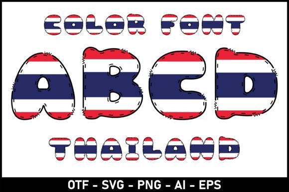 Exploring Thailand: A Playful Font for Creative Design