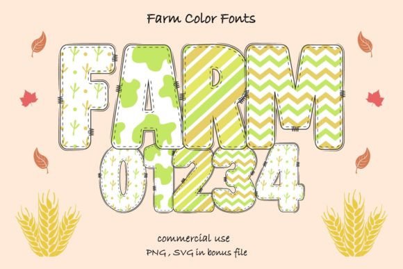 Farm Collection: Whimsical Typography for Creative Projects
