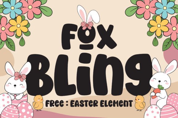 Fox Bling: The Vibrant Color Font for Modern Designs
