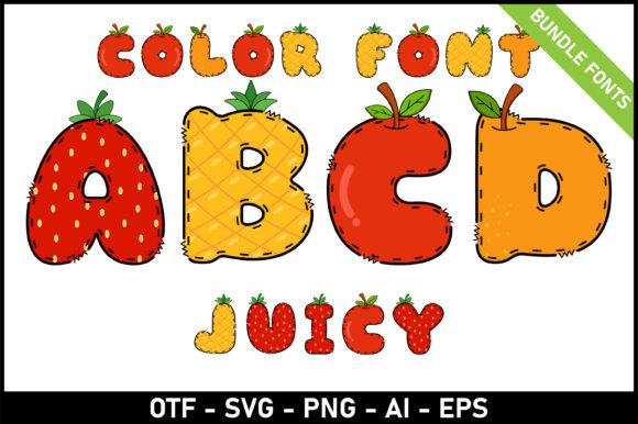 Juicy: A Playful Font for Creative Design Projects
