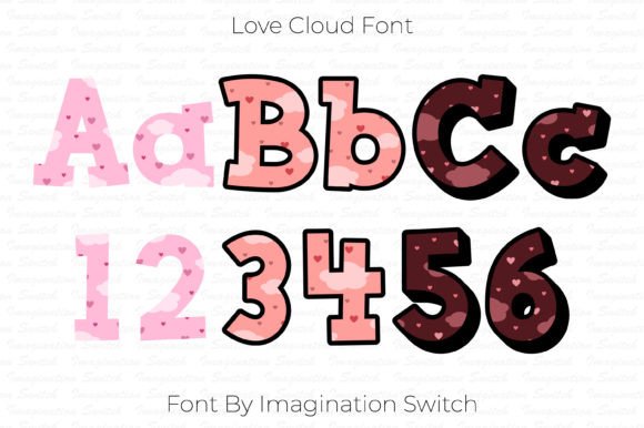 Love Cloud: A Color Font for Modern Design