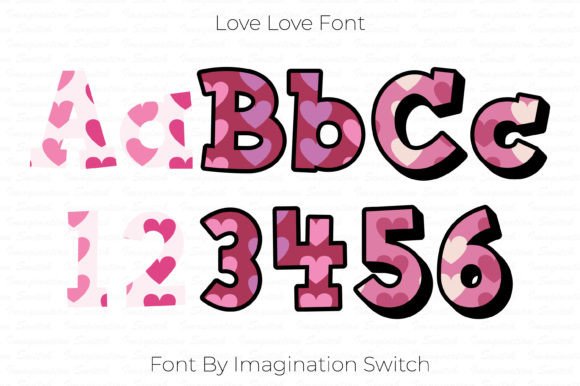 Love Love: A Colorful Font for Captivating Design