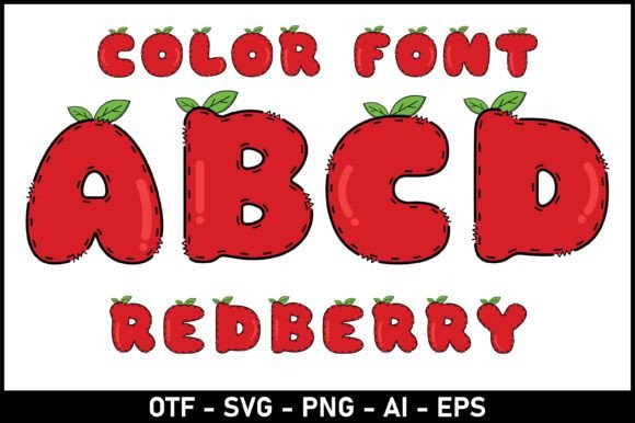 Red Berry: Elevating Playful Design with Whimsical Typography
