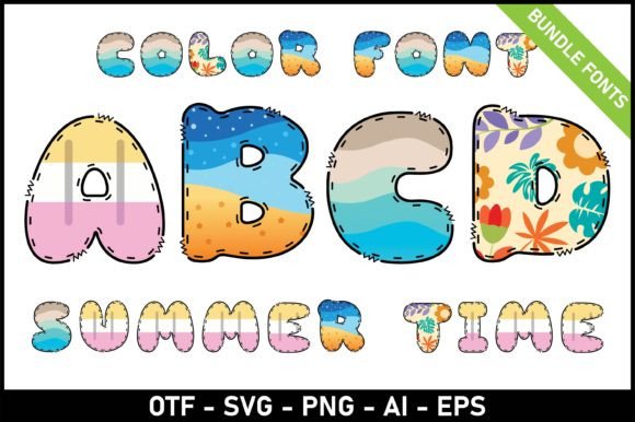 Summer Time: A Playful Font for Vibrant Design Projects