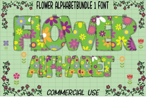 The Flower Alphabet: A Whimsical Typeface for Modern Design