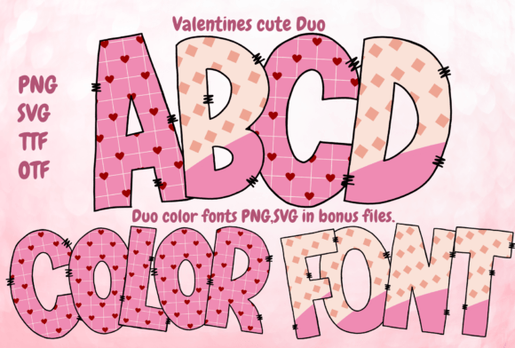 Valentines Cute Duo: A Sweet & Versatile Handwriting Font