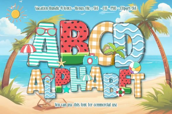 Vibrant Typography for Summer-Inspired Designs