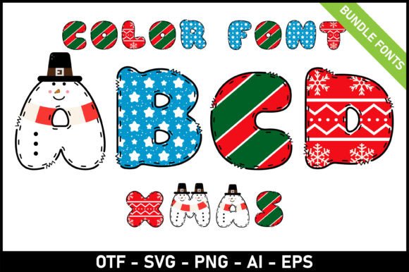 Xmas Typography: Festive Fonts for Creative Design